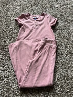 Pink Ribbed Set - Limited Too